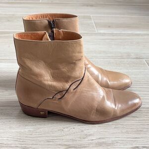 Men’s Vintage Pierre Cardin Brown Tan Boots 1011 Size 9.5